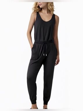Athleta Black Balance Jumpsuit XS NWT